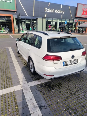 Elbląg Do sprzedania Volkswagen Golf 7 Variant (Kombi) 1.6 TDI 115KM, manual, ACC, klima, AndroidAuto! Biały, drugi