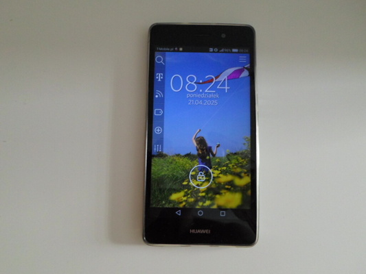 Elbląg Huawei P 8 LITE dual sim, -na 2 karty, bez simlocka, ładowarka, kolor black, etui, ladowarka, cena 100