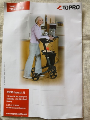 Elbląg Witam. Sprzedam nowy nieużywany  wózek, chodzik  rehabilitacyjny norweskiej firmy TOPRO  TROJA  WALKER. 
Odbiór