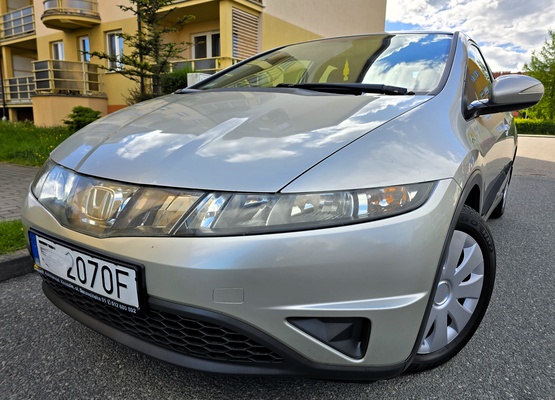 Elbląg Honda Civic UFO 1,4Benzynka 82KM Dobra Wersja Wyposażenia 2007Rok Ekonomiczny-Klimatronik  Poduszki