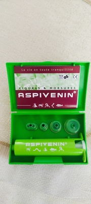 Elbląg Sprzedam Aspivenin, miniaturowa pompka do odsysania jadu i toksyn po ukąszeniach owadów, pająków, a nawet węży.
