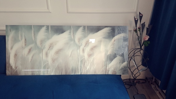 Elbląg Sprzedam odraz szklany z zawieszkami 145 x 60 cm