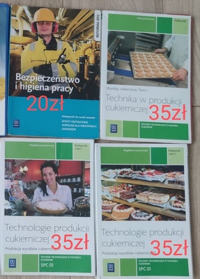 Elbląg Sprzedam książki do szkoły branżowej. Ksiazka bezpieczeństwo i higiena pracy posiada ślady użytkowania na