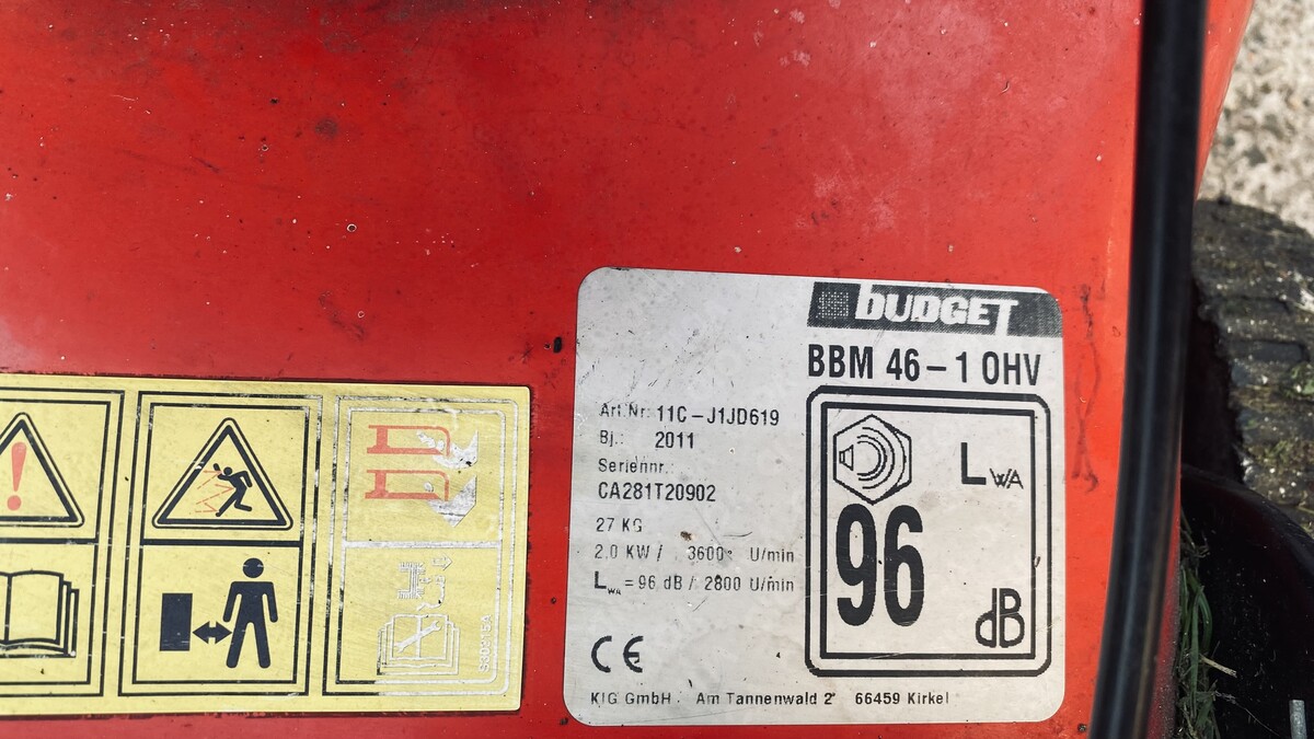 Elbląg Kosiarka Spalinowa Scheppach MS196-51 2w1 4,4KW Dane Silnika: Pojemność silnika wynosi 196 cm³, a moc 4,4