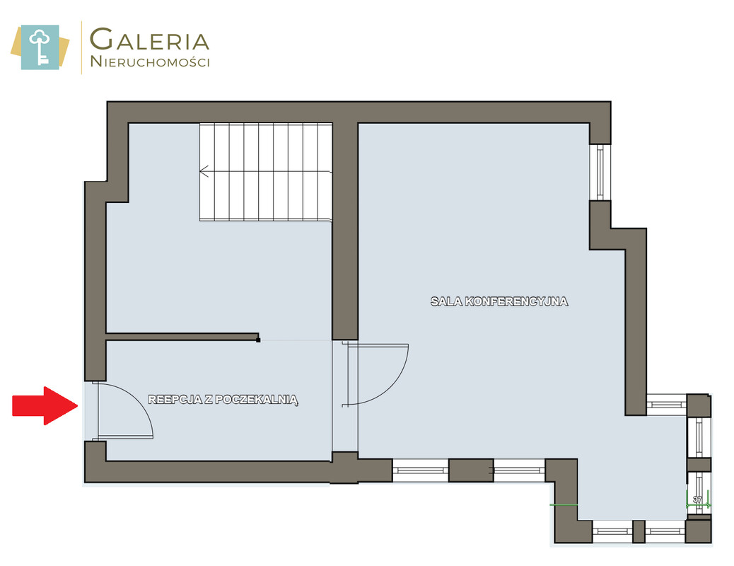 Elbląg GALERIA NIERUCHOMOŚCIZ pasji i miłości do nieruchomościNa sprzedaż: Lokal usługowy usytuowany na parterze