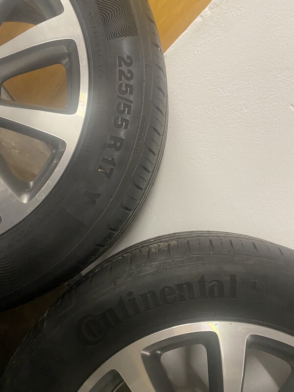 Elbląg Sprzedam 5 sztuk z czujnikami ciśnienia powietrza oryginalne allufelgi Mercedes 225/55 R17 o rozstawienie osi