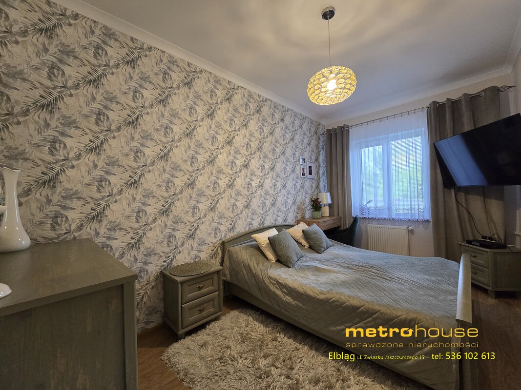Elbląg Przestronne i słoneczne mieszkanie 84 m² w zielonej, spokojnej części Elbląga duży balkon, teren
