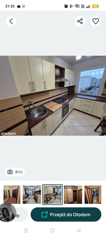 Elbląg Mieszkanie 2 pokojowe 49m2 z balkonem, nad Jarem, piętro 2,czyściutke i zadbane, zwierzolubne, umeblowane jak