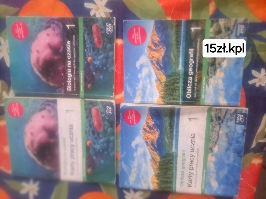 Elbląg Sprzedam książki do szkoły średniej widoczne na zdjęciach