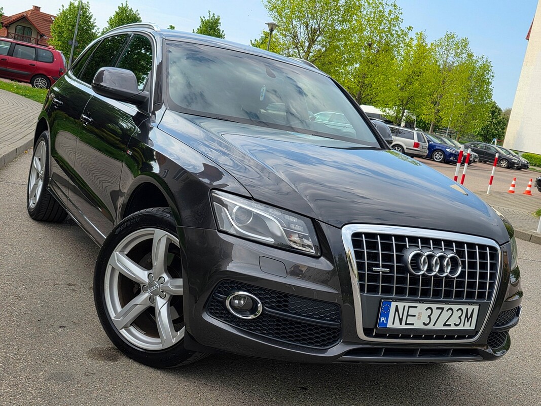 Elbląg Audi Q5 Pełny SlineSilnik :BenzynaAutomat Napęd Quattro 4x4Ledy Bi-xenon Sportsize SkóryZarejestrowany!