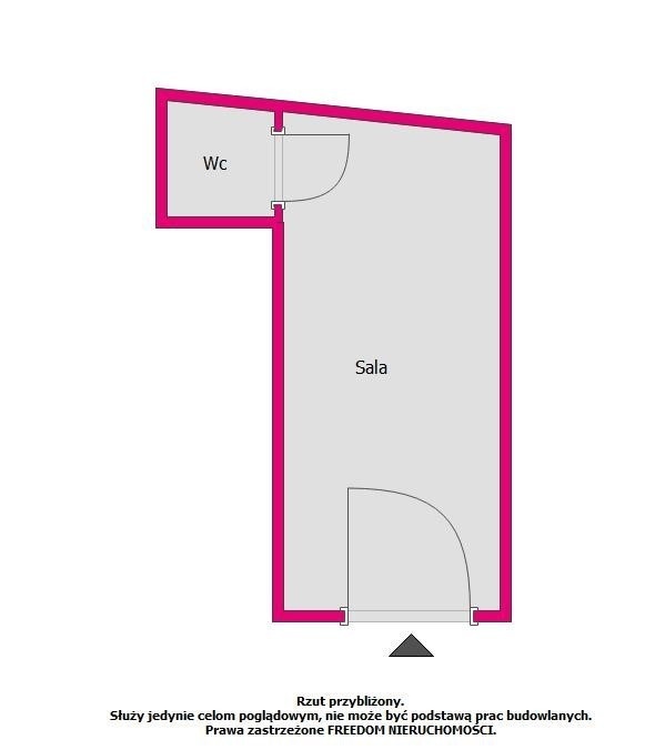 Elbląg FREEDOM NIERUCHOMOŚCIWynajmę lokal użytkowy - Elbląg, Kosynierów Gdyńskich. Ten kompaktowy lokal 10m² w