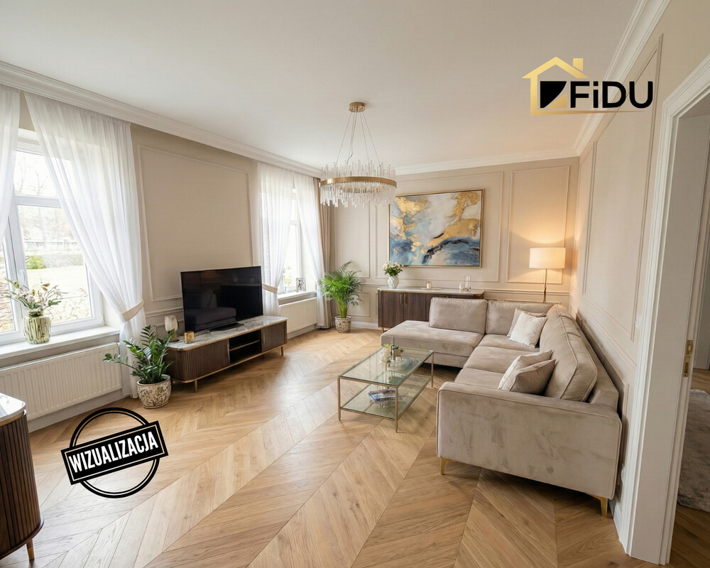 Elbląg FiDU Biuro Nieruchomości prezentuje: Mieszkanie Elbląg, ul. Bema: 91,8 m², parter z wyjściem na ogród , 3