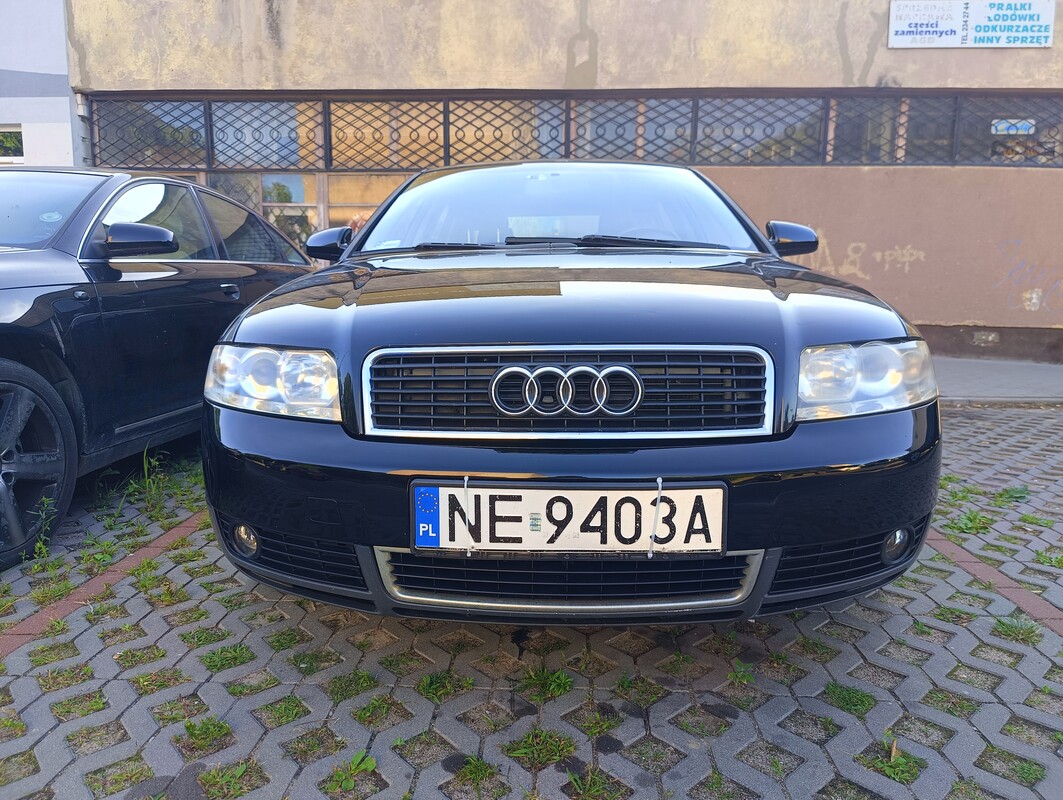 Elbląg Witam.
Sprzedam Audi A4 B6 2.0 Alt benzyna/gaz z roku 2001.
Świeża butla, aktualne OC i badanie techniczne, w