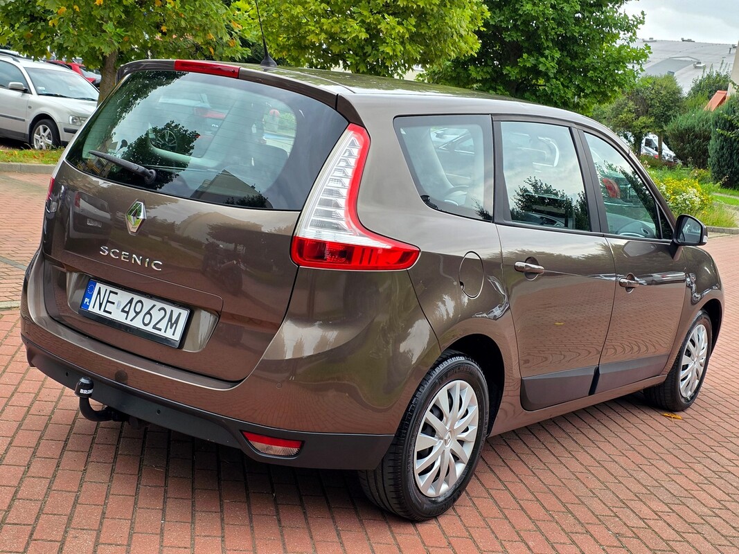 Elbląg Renault Grand Scenic1.6 16V 110KM -Klimatronic-Hak-Tempomat-grzane fotele -PEŁNA DOKUMENTACJA