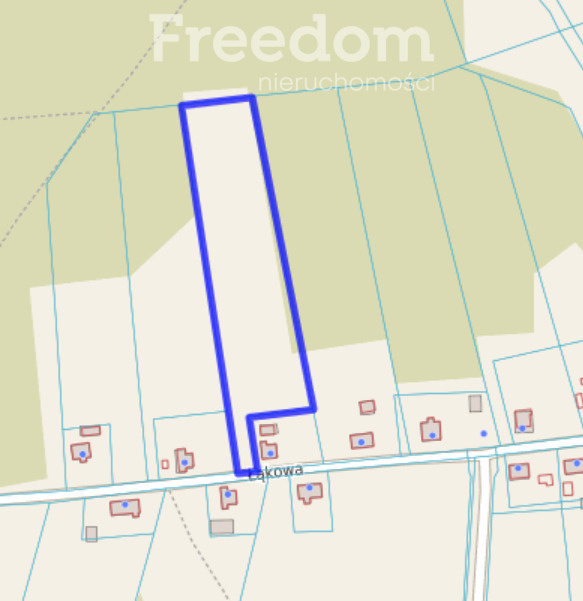 Elbląg FREEDOM NIERUCHOMOŚCISprzedam działkę - Sztumskie pole, Łąkowa. Działka budowla na z MPZP -Subkowy.Działka