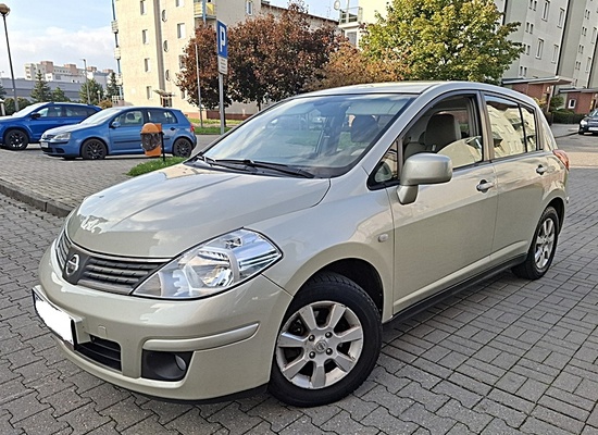 Elbląg NISSAN TIIDA1.8 Benzyna2009 rokBOGATE WYPOSAŻENIEStan BDB