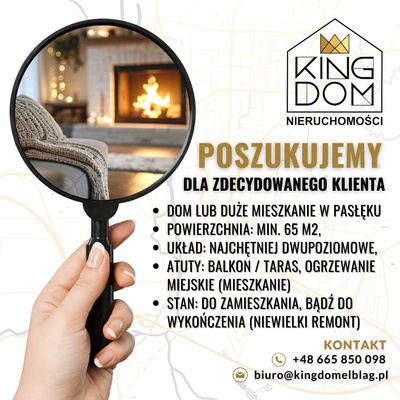 Elbląg 👑🏠 KINGDOM 🏠👑NIERUCHOMOŚCI BLISKO CIEBIE POSZUKUJEMY