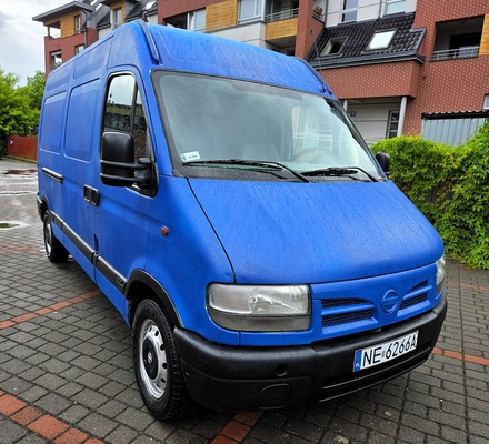 Elbląg Nissan Interstar Średni 2.2 Diesel 90KM 2002 &ndash; Dziadek Smerf 🚐Poduszki powietrzne | Wspomaganie