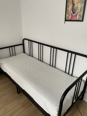 Elbląg Łóżko FYRSEDAL 80x200 IKEA + Materac M& K Foam Koło Amerika Multipocket H3