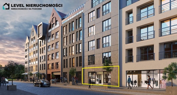 Elbląg LEVEL NIERUCHOMOŚCI Lokal handlowo-usługowy na starówce90,32m2ul. Bednarska NIERUCHOMOŚCI NA POZIOMIE