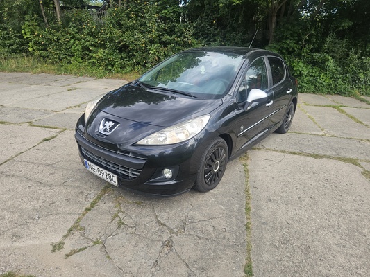 Elbląg 🚗 Peugeot 207 2011r. czarny – niezawodne auto idealne dla kobiety! Niski przebieg, klimatyzacja,