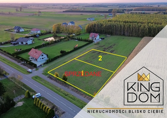 Elbląg KINGDOM NIERUCHOMOŚCI BLISKO CIEBIENA SPRZEDAŻ DWIE ATRAKCYJNE DZIAŁKI POD ZABUDOWĘ DOMU JEDNORODZINNEGOW