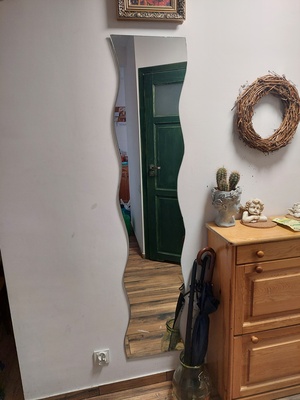 Elbląg Sprzedam urocze lustro o wymiarach 170 cm × 35 cm. Odbior osobisty