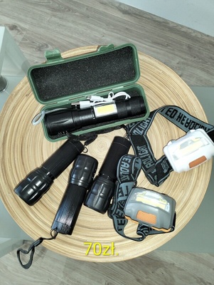 Elbląg Zestaw latarka LED * Wieszak płaski ES60