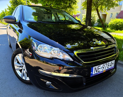Elbląg Peugeot 308 1.2Benzyna 80Km Bogata Wersja Wyposażenia 2014Rok Bardzo Dobry Stan-Elektryczne Szyby