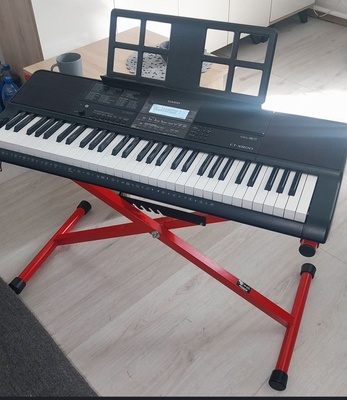 Elbląg Do sprzedania keyboard Casio CT-X800 dynamiczna klawiatura stan bardzo dobry do tęgo zasilacz statyw pod