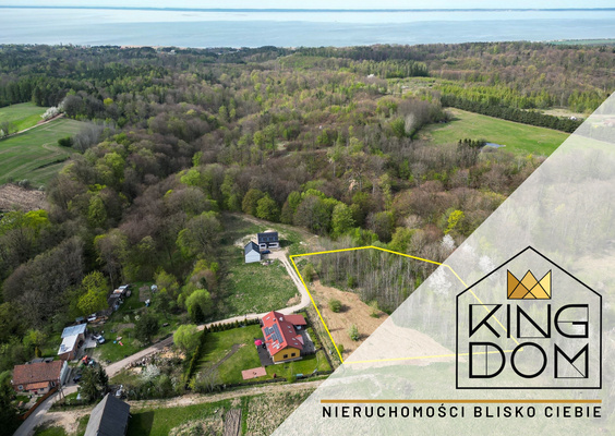 Elbląg KINGDOM NIERUCHOMOŚCI BLISKO CIEBIEDUŻA DZIAŁKA POD ZABUDOWĘ DOMU JEDNORODZINNEGOW MIEJSCOWOŚCI ŁĘCZENAD