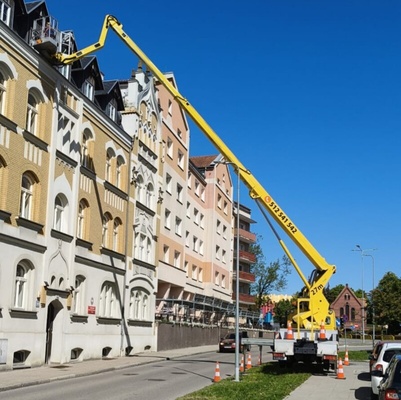 Elbląg • Usługi podnośnikowe - wynajem podnośnika koszowego 27m
• Wycinka, pielęgnacja drzew i krzewów 
• Czyszczenie