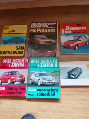 Elbląg Sprzedam książki sam naprawiam do samochodów cena 30 zł sztuka
