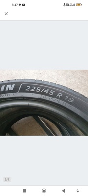 Elbląg Opony 225/45r19 Michelin przejechały zaledwie 1000 km opony są nowe