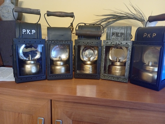 Elbląg Sprzedam 5 sztuk lamp konduktorskich karbidowych po pełnej renowacji stan jak nowe atrakcyjny wygląd zabytki