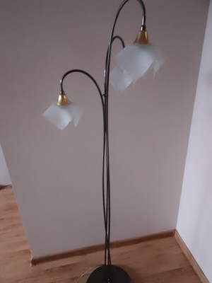 Elbląg Sprzedam lampę stojącą z możliwością regulacji światła, w dobrym stanie, wysokość 152 cm