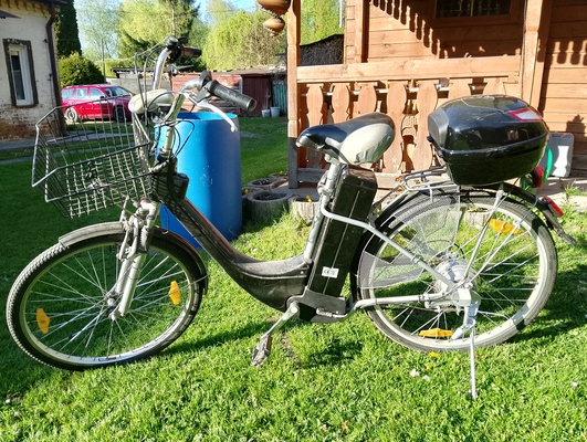 Elbląg Sprzedam rower elektryczny cena 1000zl