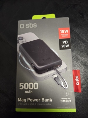 Elbląg Sprzedam Powerbank SBS 5000 mAh. Stan nowy. Odbiór osobisty Elbląg, Malbork.