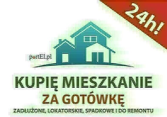 Kupię mieszkanie za gotówkę w Elblągu !!- nieruchomości zadłużone -mieszkanie 1,2,3,4 pokojwe-domek w
