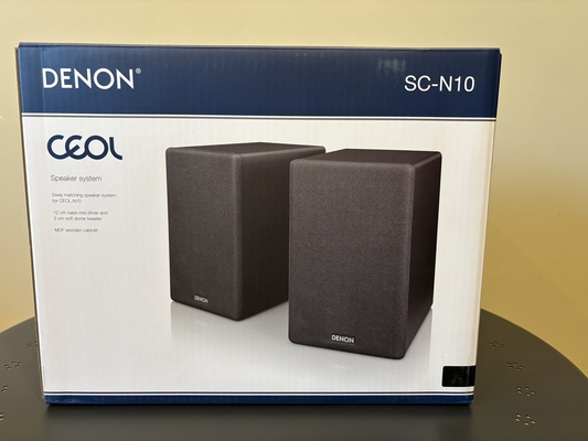 Elbląg Kolumny głośnikowe DENON SC-N10 kolor czarny, fabrycznie nowe.