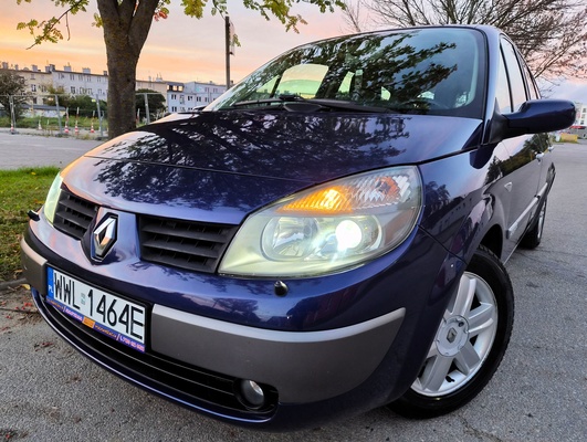 Elbląg Renault Grand Scenic 2.0 Gaz Sekwencja 130KM 2006Rok Bardzo Dobry Stan 7-Mio Osobowy-Wspomaganie Kierownicy