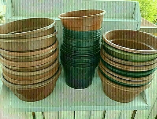 Elbląg Sprzedam doniczki - 40 szt. - cena za całość 20zł. Lub zaproponuj coś w zamian.