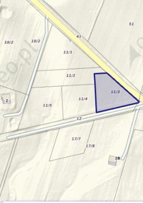 Elbląg Na sprzedaż: Działka budowlana Borzynowo, gmina Pasłęk 3005m2