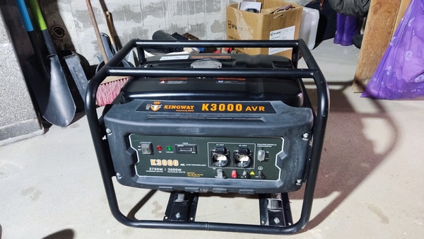 Elbląg AGREGAT PRĄDOTWÓRCZY 3kW 3000W 7,0HP prądnica MIEDŹ AVR + GENERATOR RATO – Agregat pracował przez około