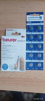 Elbląg Mam do sprzedania nowy nieużywany  aparat do poprawy słuchu-BEURER HA 20 MEDICAL. Do aparatu daje gratis 10