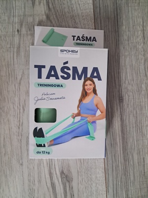 Elbląg Sprzedam taśmę treningową nowa zapakowana fabrycznie, ani razu nie używana. Materiał-guma lateksowa,