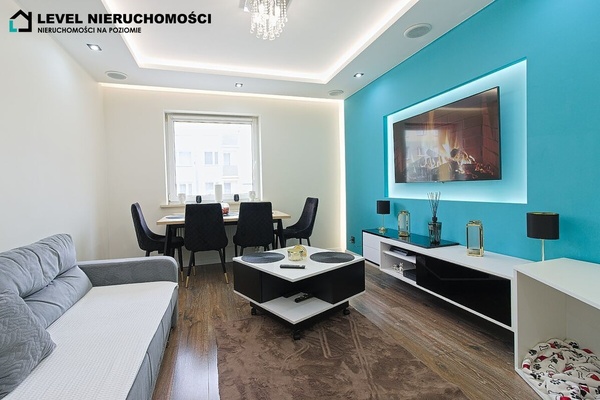 Elbląg LEVEL NIERUCHOMOŚCI  Ładne, gotowe mieszkanie dwupokojowe51,7 m2    II piętro  NIERUCHOMOŚCI NA POZIOMIE