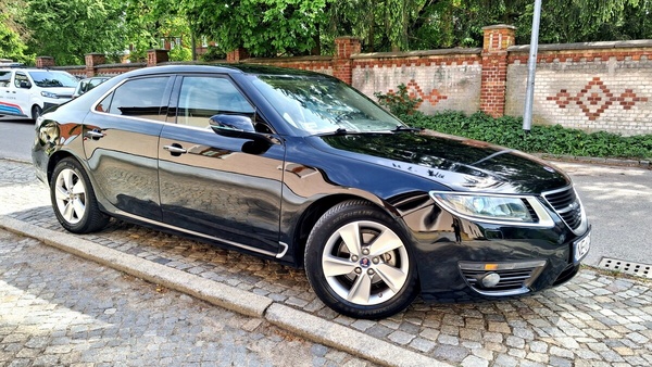 Elbląg SAAB 95 ng 2010r. 2.0 tid 160KM zadbany, idealny, garażowany, 
, czarny metalic, jasna skóra, alu 17, led,