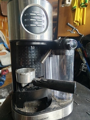 Elbląg Ekspres do kawy ciśnieniowy Siver Crest stan bardzo dobry