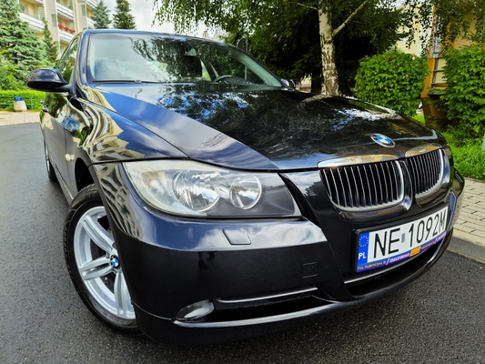 Elbląg BMW 3 E90 2,0Benzyna 130Km Bogata Wersja Wyposażenia 2007Rok Gaz Sekwencja 2030roku-4XElektryczne Szyby
